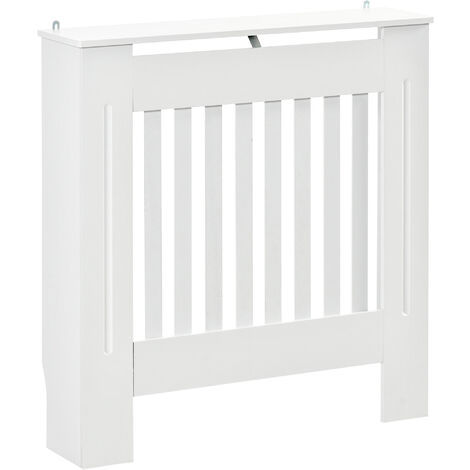 HOMCOM Heizkörperverkleidung 78 cm x 19 cm x 81 cm - weiß