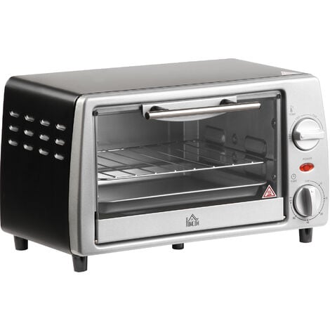 Becken Horno Eléctrico de Sobremesa, Capacidad 30L, 1500W, Temporizador 60  Min, Negro : : Hogar y cocina