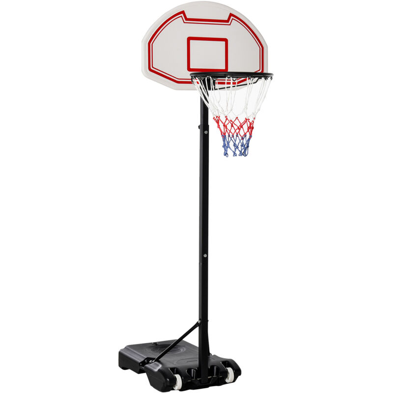 HOMCOM® Kinder Basketballkorb mit Ständer höhenverstellbar 205-250cm