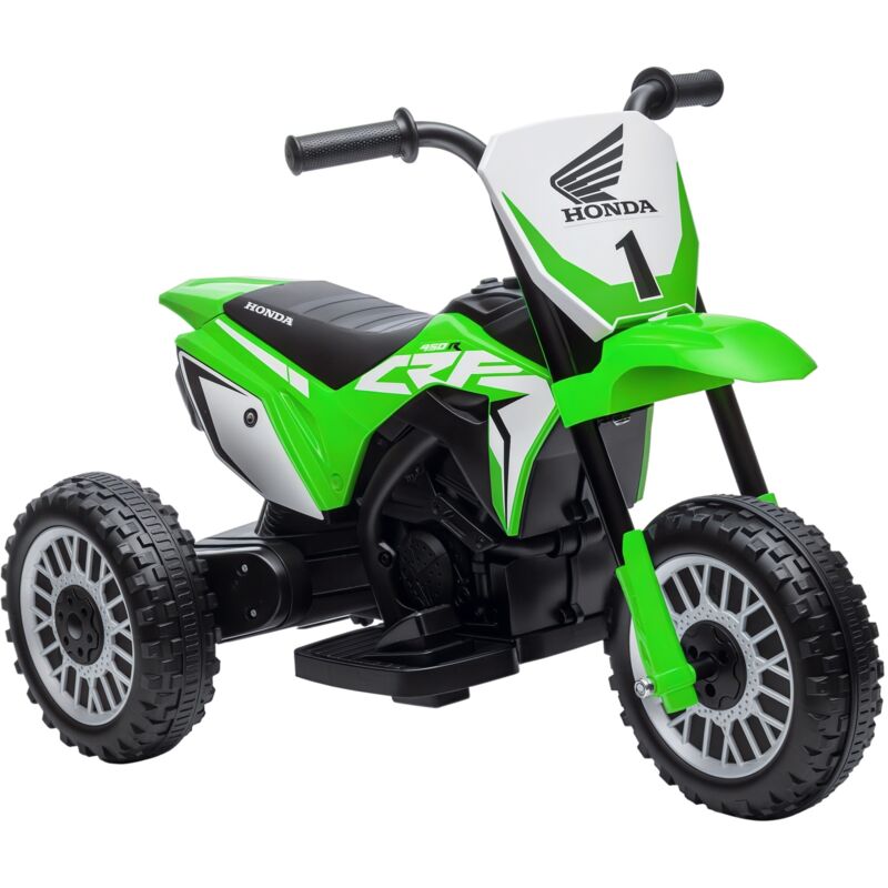 Homcom - Elektro Kindermotorrad Elektromotorrad Mit Hupe, Startup-musik, Kinder Elektro Motorrad Für Kinder Von 1, 5-3 Jahren Grün