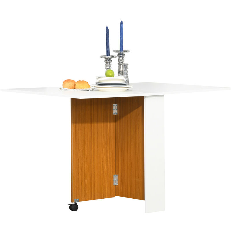 HOMCOM® Klapptisch Küche Mobiler Tisch Schreibtisch mit ...