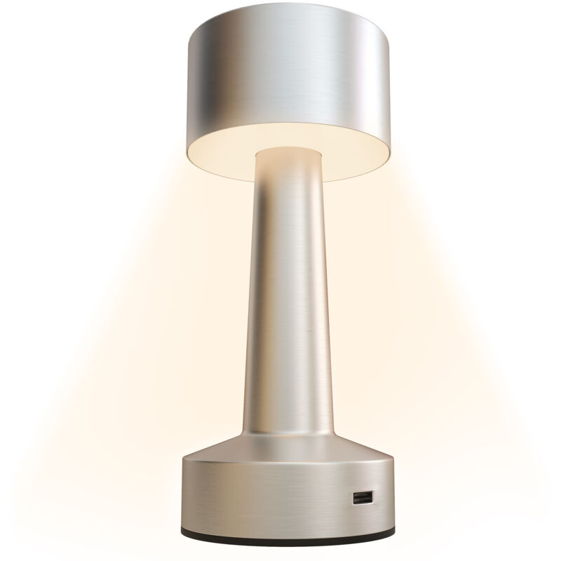 Homcom - Led Cordless Table Lamp With Battery Operated For Bedroom