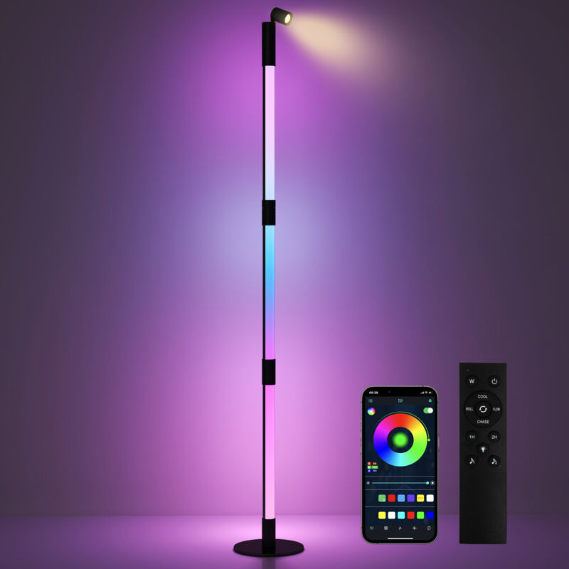 Image of Led Floor Lamp, Corner Floor Lamp&hellip;