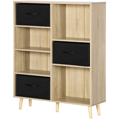 HOMCOM LIBRERIA MODERNA in Legno con 6 Ripiani per Casa e Ufficio EUR 79,95  - PicClick IT