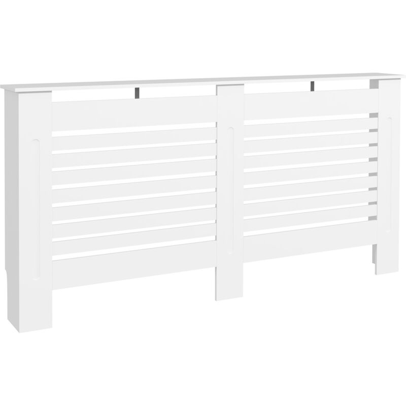 Image of White Painted Radiator Cover Wooden Cabinet&hellip;