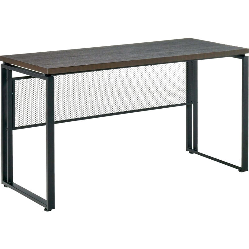 

Mesa de Ordenador Estilo Simple con Pies ajustables para Oficina Dormitorio Casa - Marrón Rústico