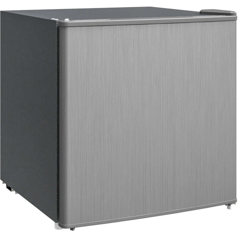 Mini congélateur - HOMCOM Température Réglable de -14 à -24°C Compact 35L - Acier - 47x44,2x48,8cm - Gris