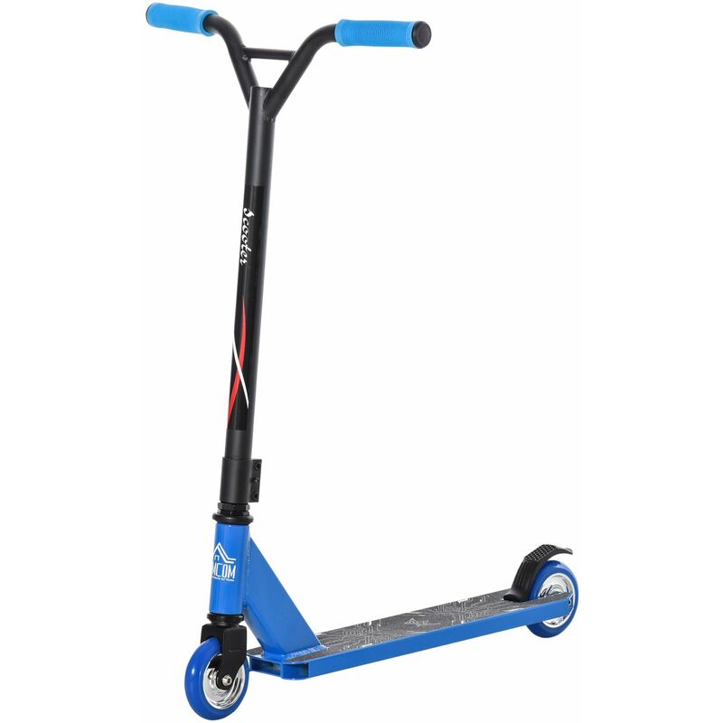 

Patinete de Acrobacia Patinete de Trucos y Saltos para Adolescentes y Adultos +14 Años con Plataforma Antideslizante Aluminio Carga 100 kg 68x46x84