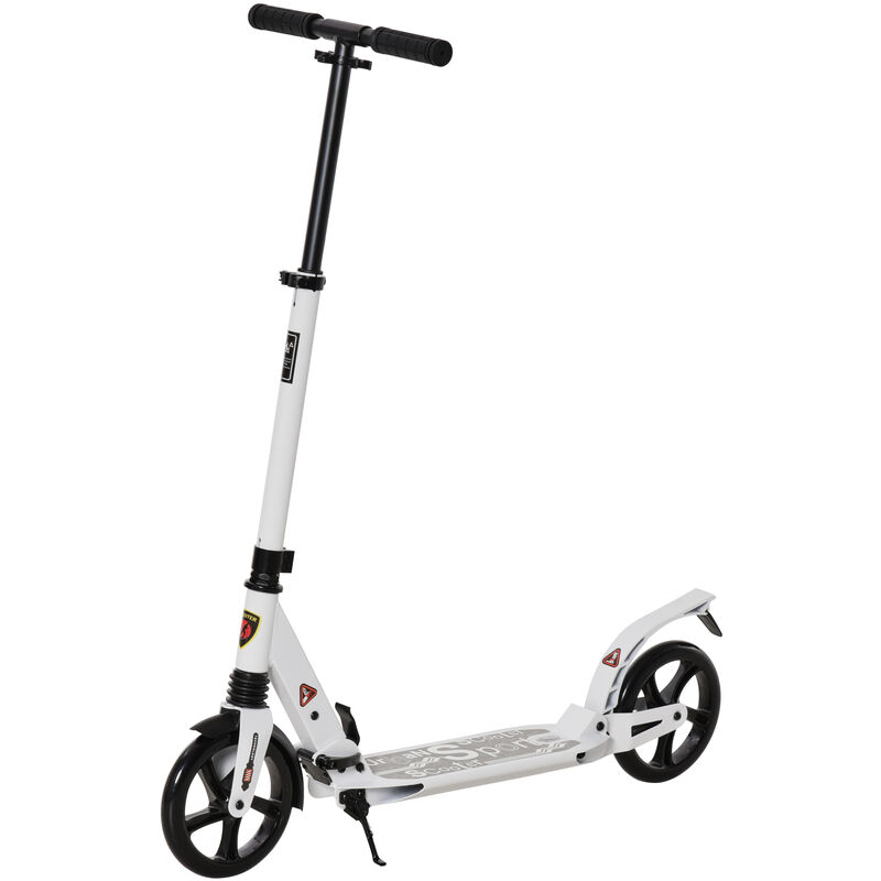 

Patinete Plegable con Manillar y Freno Scooter para Adultos y Niños (+14) - Blanco