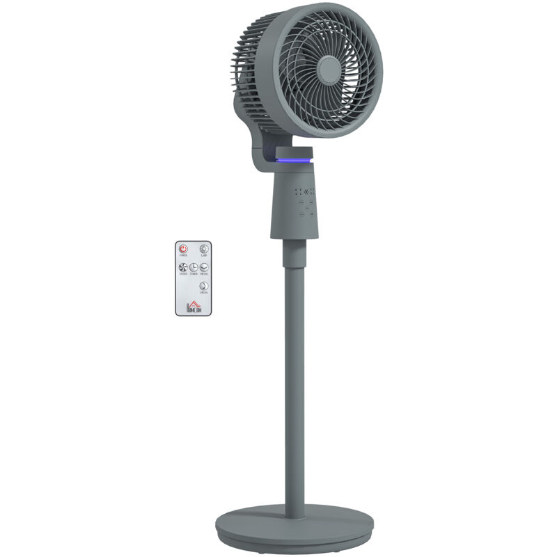 Image of HOMCOM Pedestal Fan, Air Circulation Fan&hellip;