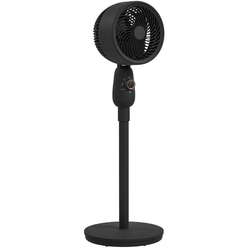 Image of HOMCOM Pedestal Fan for Bedroom, Powerful&hellip;
