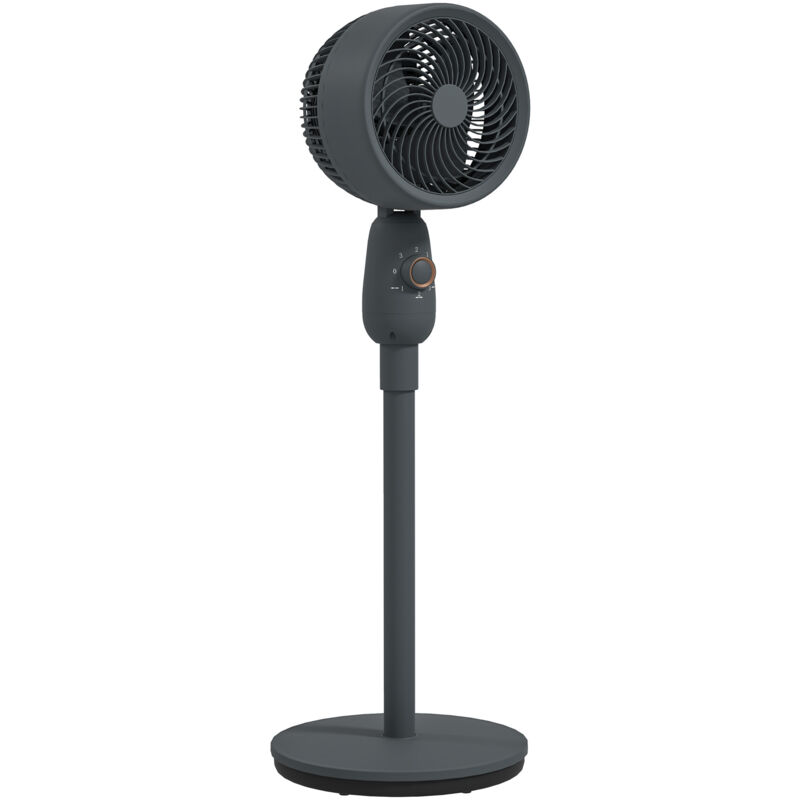 Image of HOMCOM Pedestal Fan for Bedroom, Powerful&hellip;