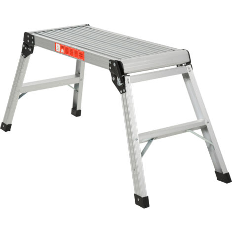 main image of "HomCom Piattaforma da Lavoro Pieghevole in Lega d'Alluminio, 109x40x50cm"