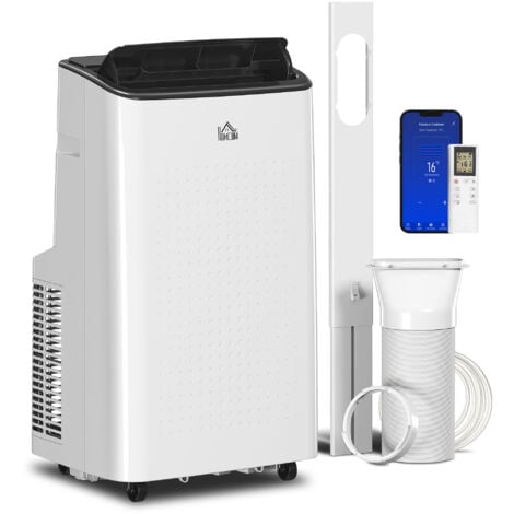 HOMCOM Portable Air Conditioner Unit with WiFi Smart App 12,000 BTU