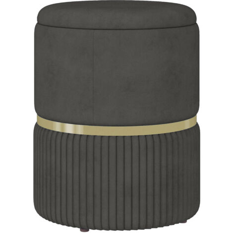 HOMCOM Pouf Contenitore 120 kg max per Soggiorno, Ingresso e Camera da Letto