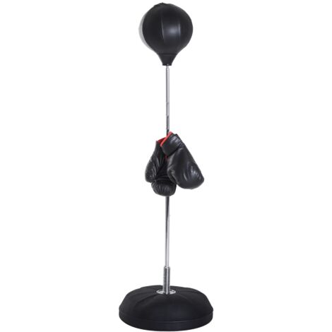 Soporte Plegable De Saco Boxeo Soporte De Bolsa Boxeo Carga Máx. 68kg 150lbs Altura Ajustable 182-230cm Entrenar Boxeo En Casa Boxing Training Equipment Adultos Fitness MMA Gym Punch Bag Stand