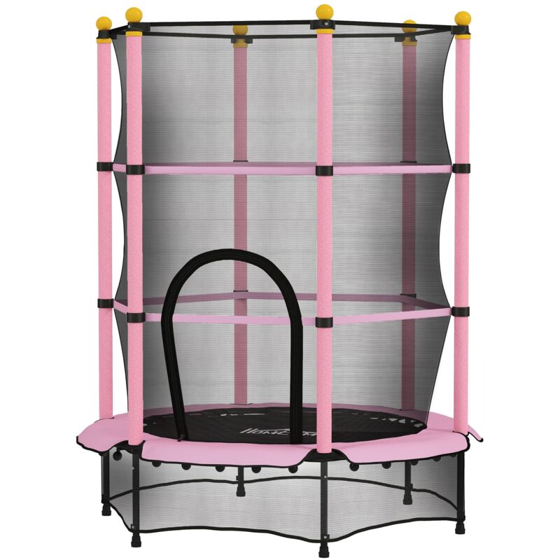 Homcom Trampolino Elastico Per Bambini 3 10 Anni E Rete Di Sicurezz...