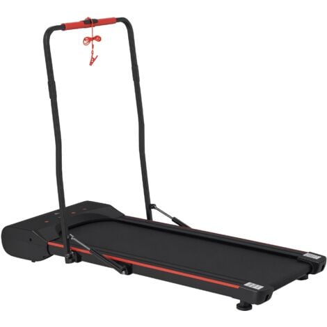 HOMCOM Walking Machine w/ LED Display & Remote Control Exercise Jogging Fitness