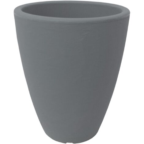 Home/Adone Vase d'ameublement en re'sine couleur pierre 30x38 cm pour l'ameublement inte'rieur et exte'rieur