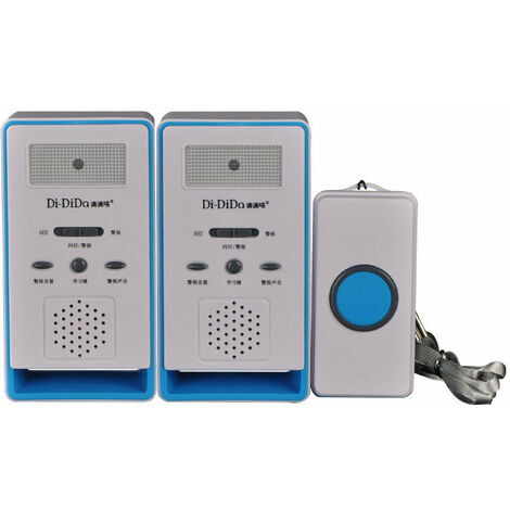 main image of "Home Alarm Alert Wireless Patient Elderly Personal Alarm System And Emergency Call Button Alarm Pager (1 In 2)"