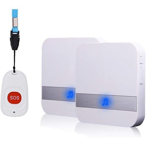 Home Alert Wireless Alarm Patient Elderly Personal Alarm System Plug Version And Emergency Call Button Pager Alarm (1 to 1)