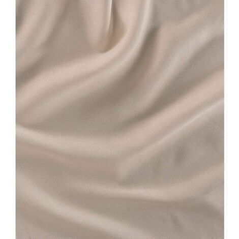HOME COLLECTION - 1 TENDA CON ANELLI PANAMA 140X280 CM NATURALE IN POLIESTERE