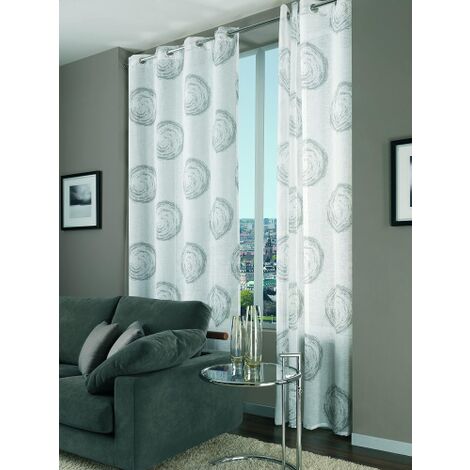 Home Collection VOR116 Tenda Vortex, Poliestere, Naturale, 140x280 cm