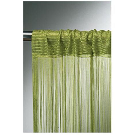 HOME COLLECTIONS - TENDA MILLEFILI 140X290 CM VERDE IN POLIESTERE