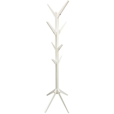 HOME DECO FACTORY Albero bianco 178 cm Mobilier Armadio Appendiabiti Appendiabiti, Legno-MDF, Bianco