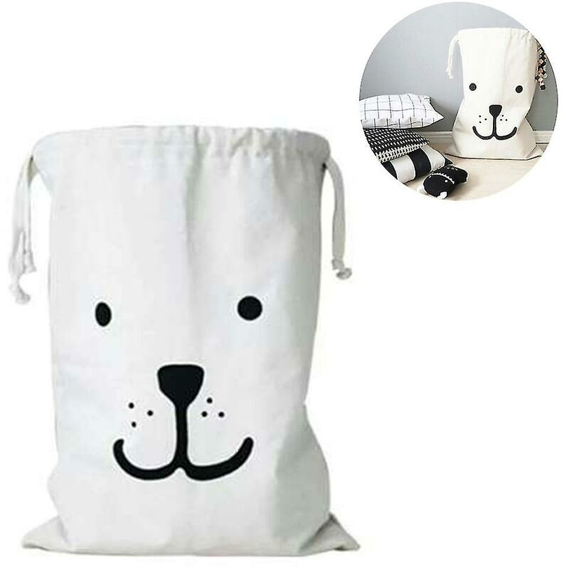 Tumalagia - Home Decor Canvas Storage Bag Basket Organizers for Kids Toys, Baby Clothes, Children's Books, Gift Baskets