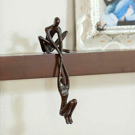 Home Decor Résine Sculpture Ornement Couple Figurine Homme Levant Femme