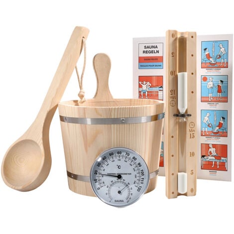 Home Deluxe Accessoires pour sauna en bois SAVA - Naturel