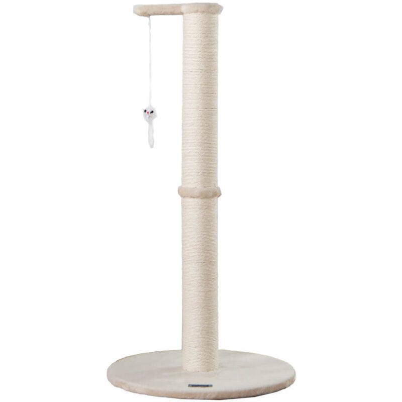 HOME DELUXE - Poteau griffoir en sisal NEVA Couleur : Beige