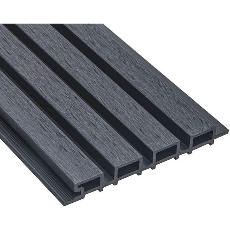 Home Deluxe - Revêtement de façade en wpc duvar Couleur : Anthracite, Taille : 2 m²