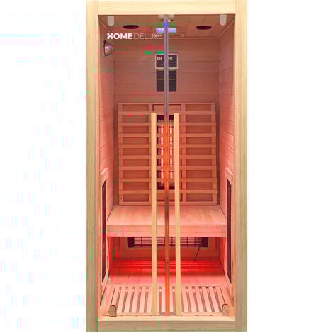 HOME DELUXE - Cabina de infrarrojos SONORA S - 90 x 90 cm para 1 persona Talla S