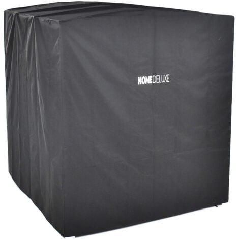 HOME DELUXE - Copertura per lettino prendisole LYON - 208 x 188 cm nero