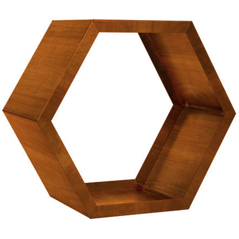 HOME DELUXE - Mangeoire en bois en acier ANTARES - aspect rouille noble - Made in Germany Quantité 1