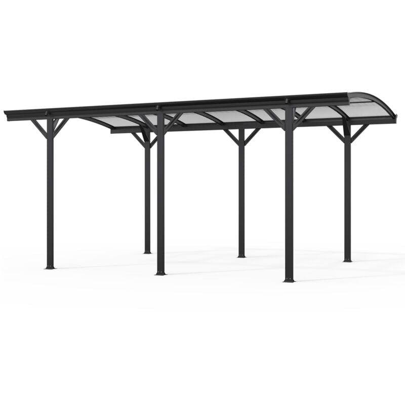 Carport design falo - 505 x 300 cm Anthracite Couleur anthracite - Home Deluxe