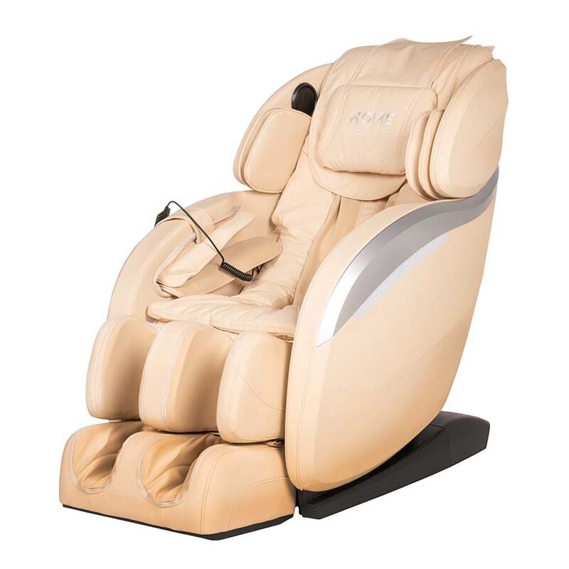 Home Deluxe - Massagesessel Dios V2 (beige) I Massagestuhl, Relaxsessel, Massagetherapie