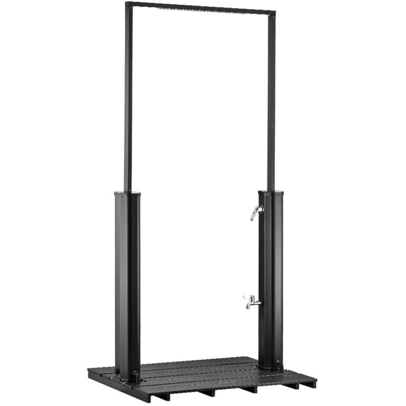 Home Deluxe - Douche solaire avec plaque de sol paros - Anthracite