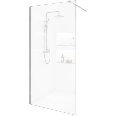 HOME DELUXE - Duschabtrennung - BAKI - Breite: 150 cm, Klarglas, Aluminiumrahmen - 10 mm ESG - Sicherheitsglas I Walk in Dusche, Duschwand, Duschtür  Duschabtrennung Duschtrennung Duschwand Glas
