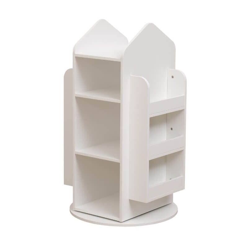 Tagère pour enfants pivotante juna - 60 x 60 cm Blanc Couleur Blanc - Home Deluxe