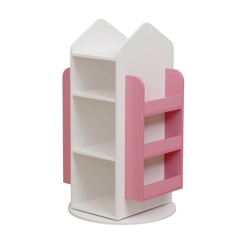 Home Deluxe - tagère pour enfants pivotante juna - 60 x 60 cm Rose Couleur rose