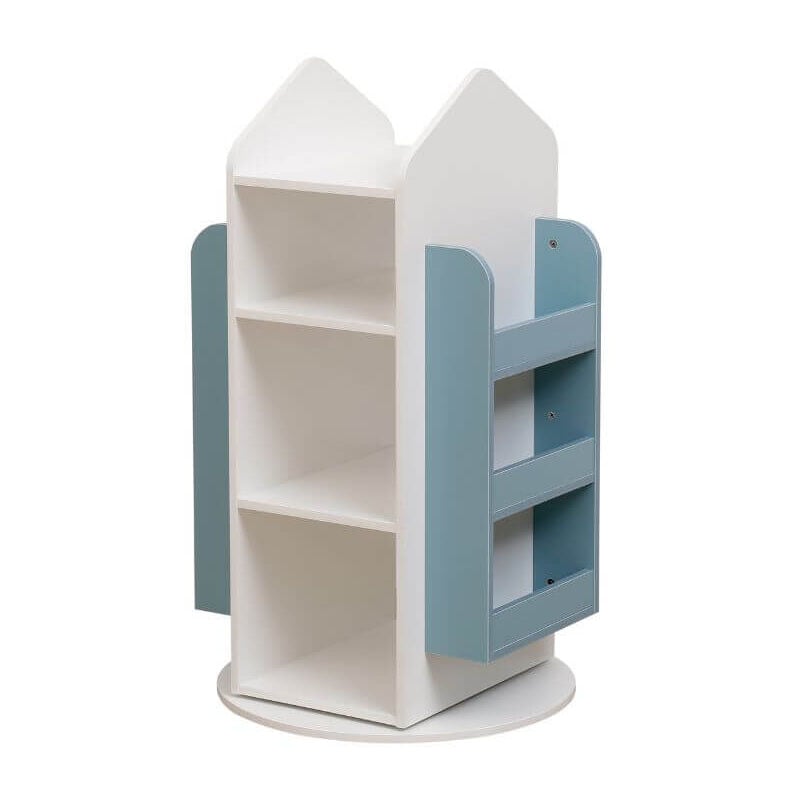 Home Deluxe - tagère pour enfants pivotante juna - 60 x 60 cm Couleur : Bleu