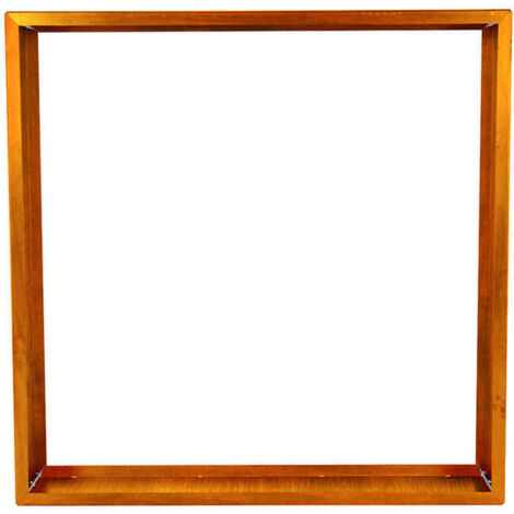 HOME DELUXE - Holzlager NANGA - 180x180x38 cm, wetterbeständig, edle Rostoptik I Holzlager Brennholzlager Kaminholzregal  Holzlege Holzablage Kaminholzregal Kaminholzunterstand