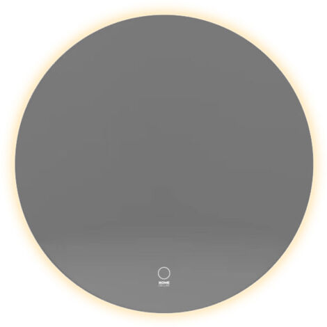 HOME DELUXE - LED-Spiegel Rund SILA  Größe: 80 cm  LED-Spiegel Spiegel Schminkspiegel Badezimmerspiegel