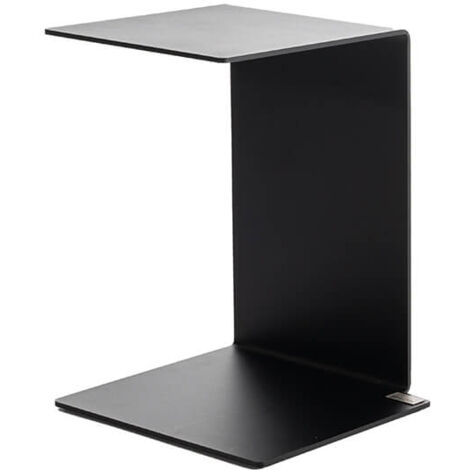 Home Deluxe - Mesa auxiliar de metal KALEA - Negro Made in Germany