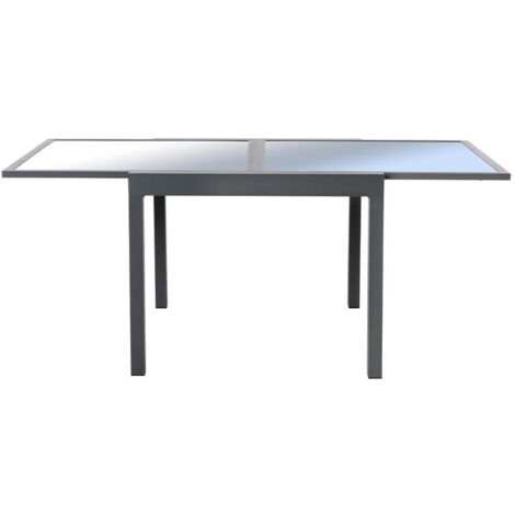 Home Deluxe - Mesa de jardín extensible VERANO - 180/90 x 90 cm