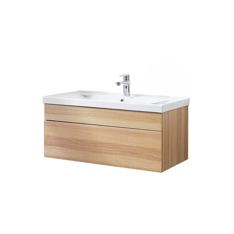 Ensemble complet de meubles de salle de bains wangerooge big Couleur : bois, Taille : s - Home Deluxe
