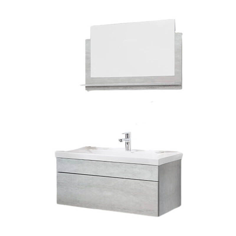 Ensemble complet de meubles de salle de bains wangerooge big Couleur : Gris, Taille : m - Home Deluxe